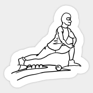 Cyclops stretch Sticker